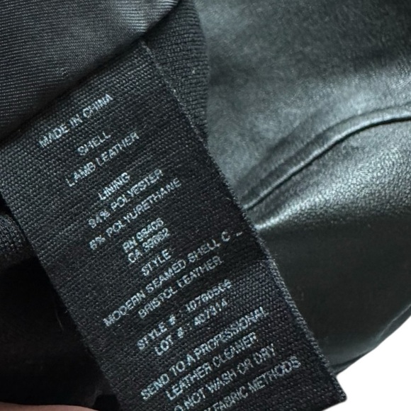 THEORY Black Lamb Leather Modern Seamed Shell Sleeveless Top P XS 0 - Picture 5 of 6